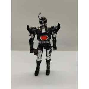 1996 Beetle Borg Shadow Borg Black Silver Action Figure Bandai - Beetleborg